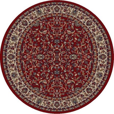 CONCORD GLOBAL 5 ft. 3 in. x 7 ft. 7 in. Jewel Kashan - Red 40605